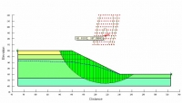 GeoStudio工程应用实例之6 格栅半径滑移面分析边坡安全系数