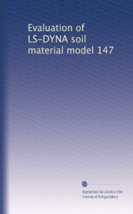 Evaluation of LS-DYNA soil material model 147 