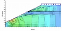GeoStudio工程应用实例之13 沙中的稳态渗流分析